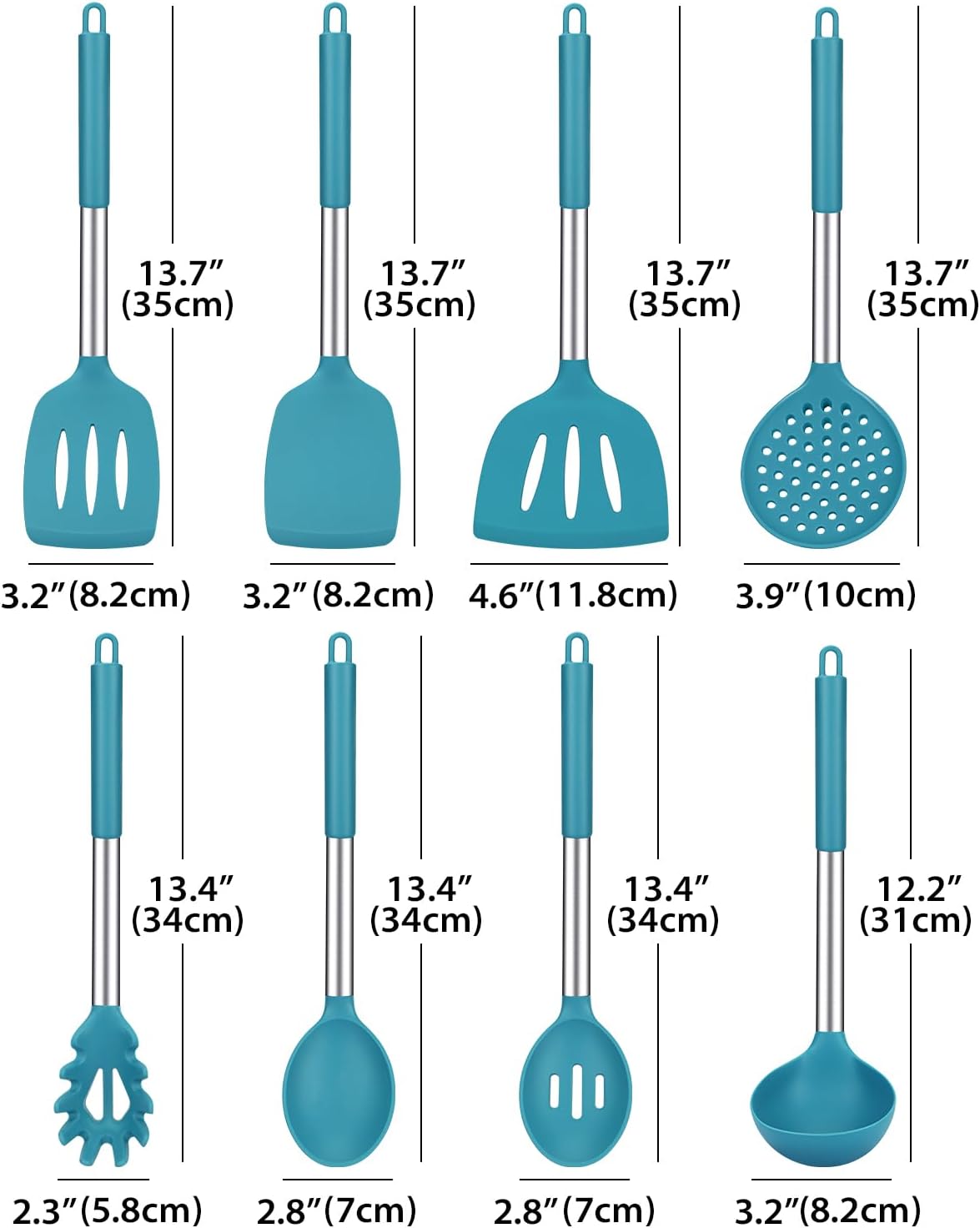 Elegant Chef-Grade Cooking Utensils