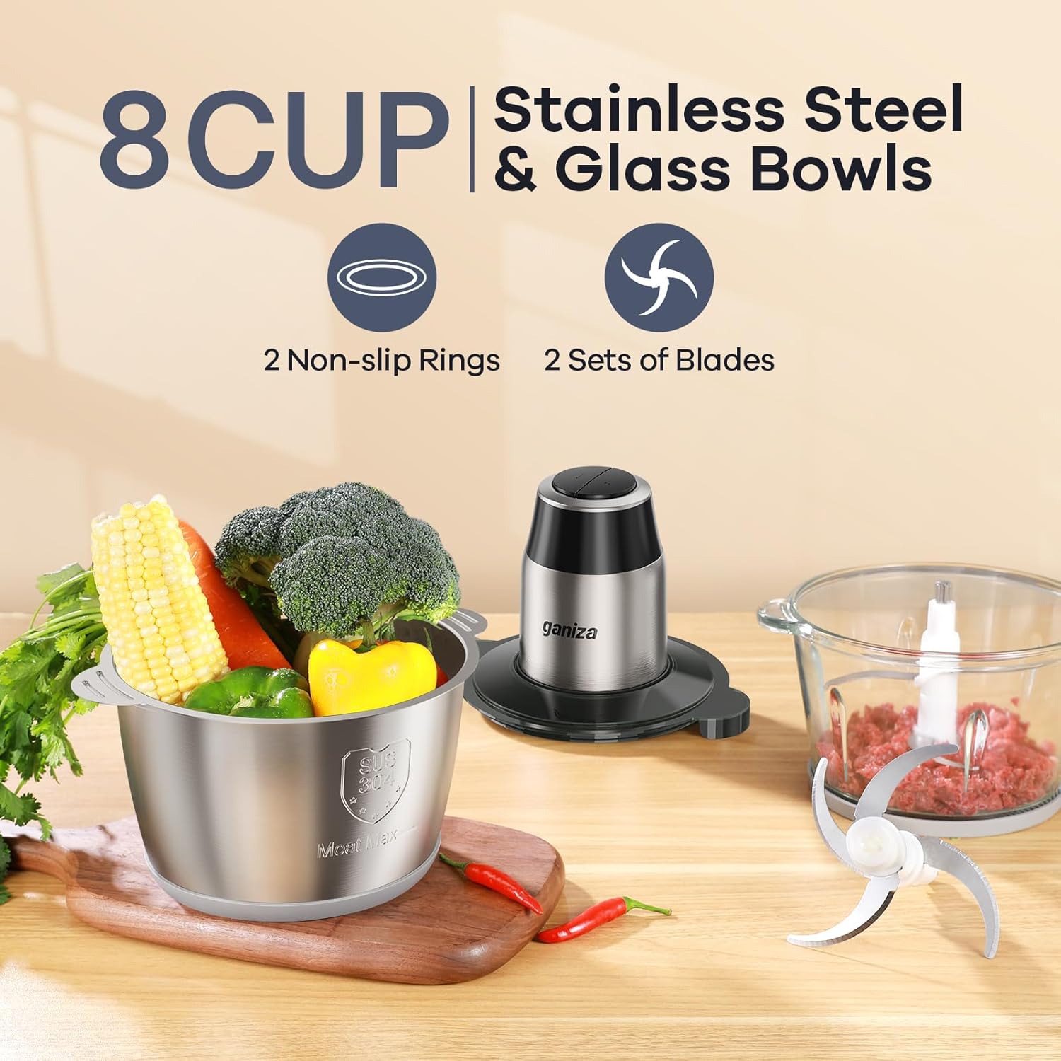 Premium Wireless Food Processor