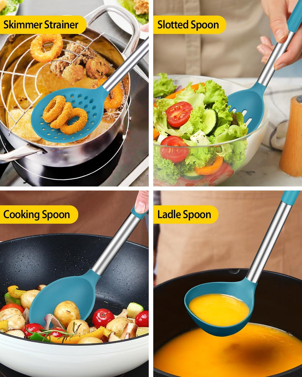Elegant Chef-Grade Cooking Utensils