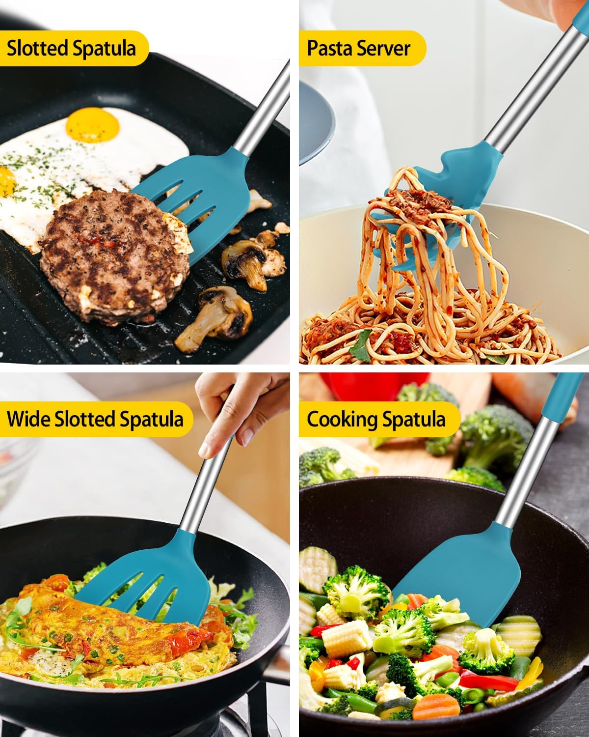 Elegant Chef-Grade Cooking Utensils