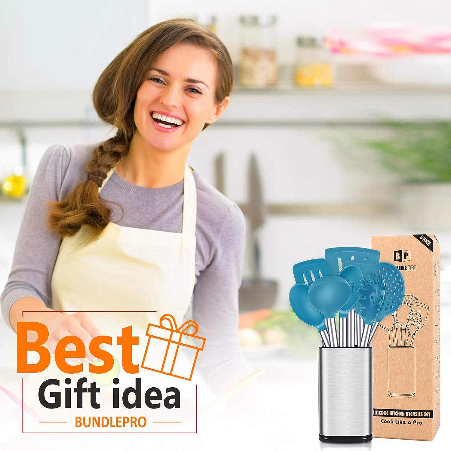 Elegant Chef-Grade Cooking Utensils