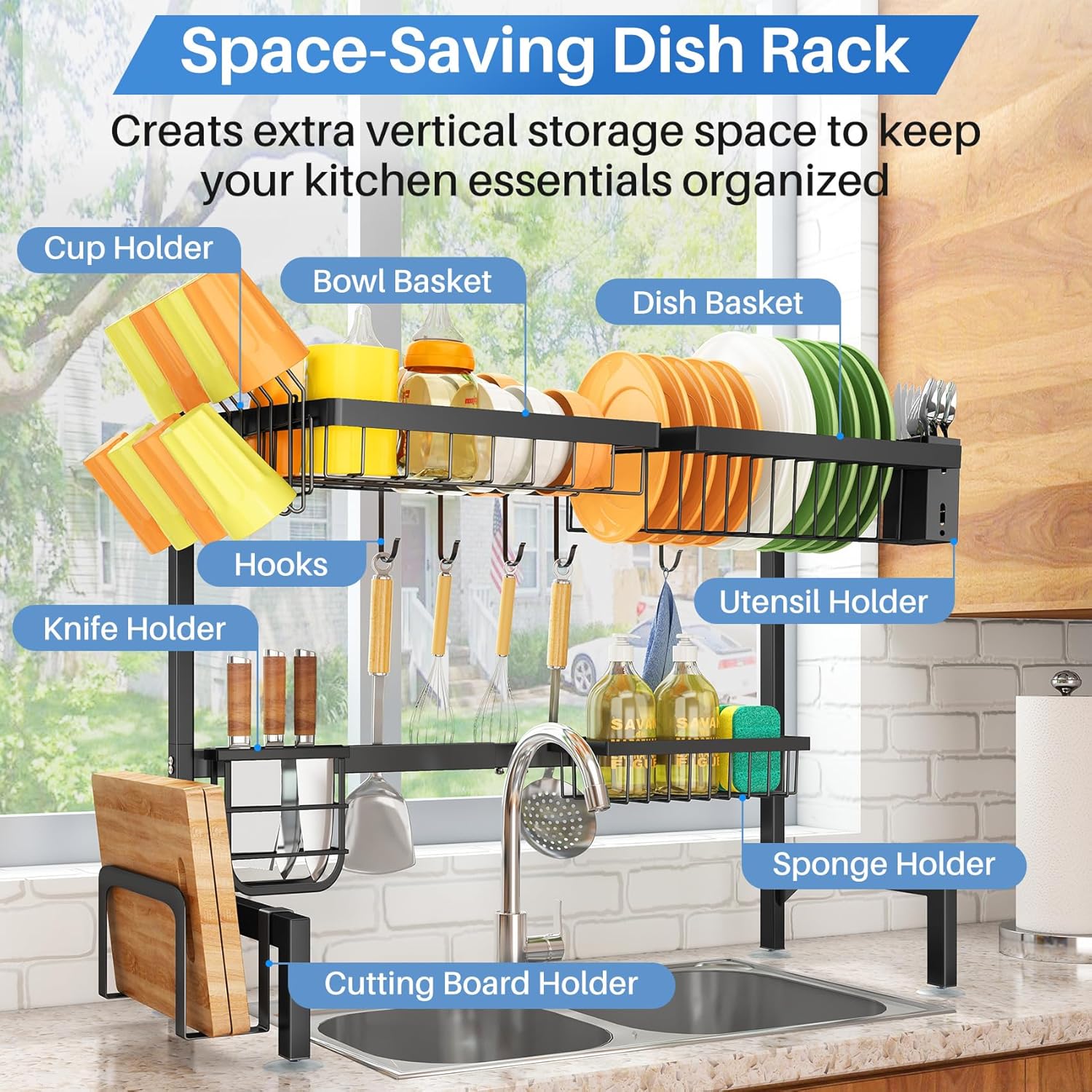 Multi - Function Kitchen Rack